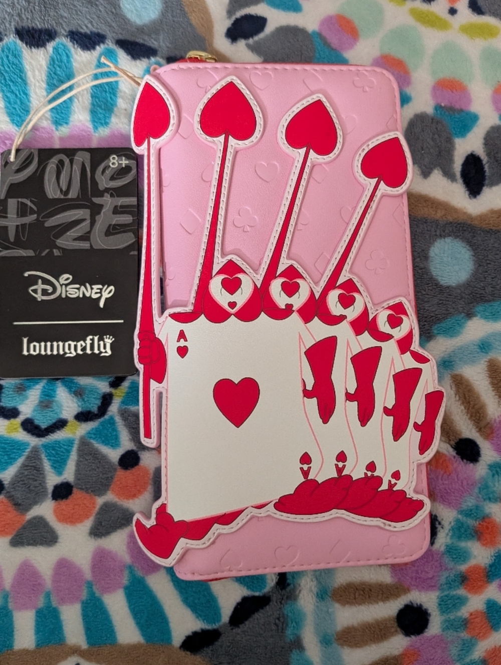 Loungefly Queen of Hearts Wristlet Clutch